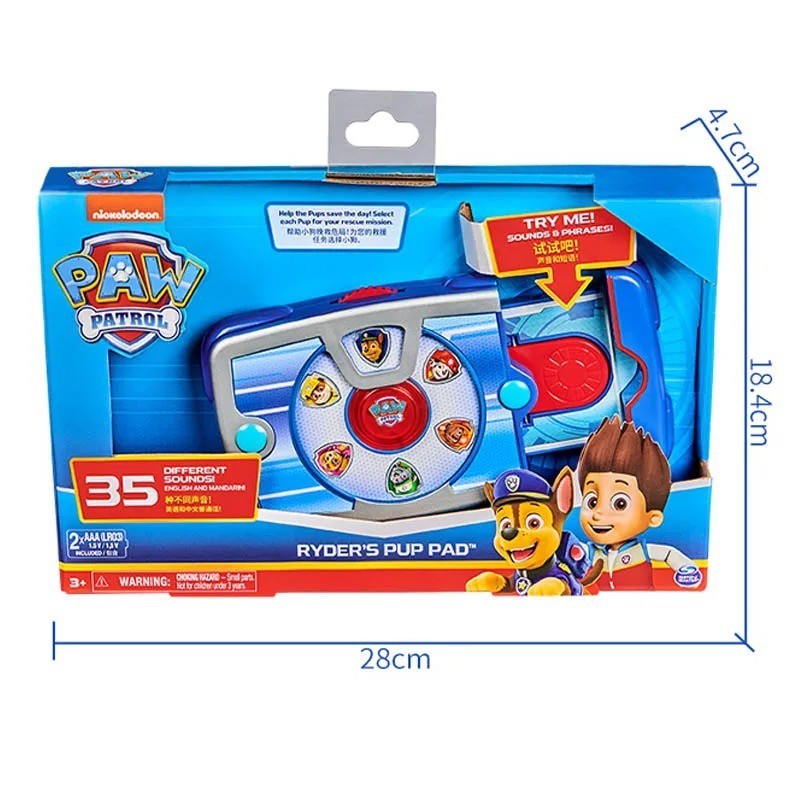 Original PAW Patrol Ryder Pup Pad Tablet Mission Launcher Rescue 17703-with box