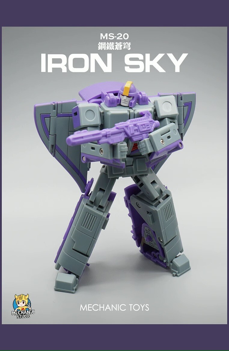 IN STOCK! Mechanic Toy MFT MS-20 Iron Sky 3Models Change G1 ROBOT 12cm