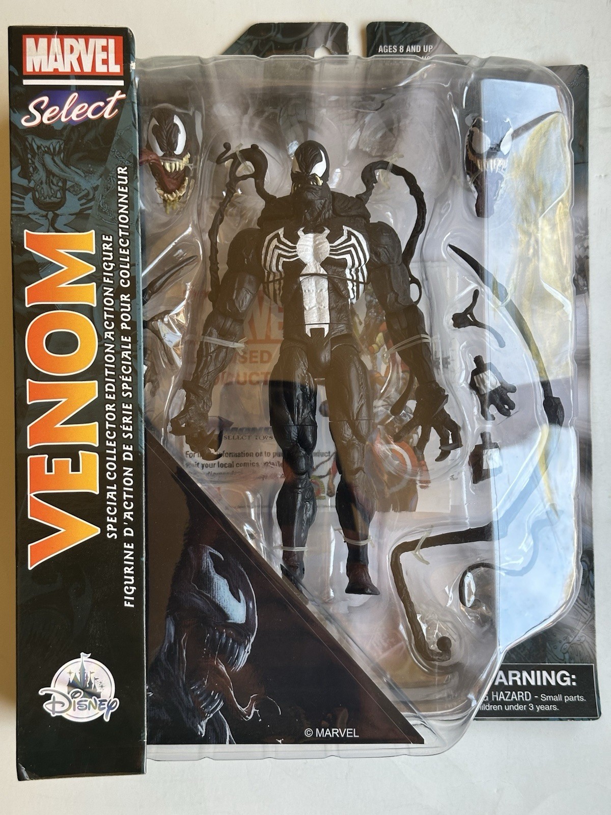 New Diamond Marvel Select VENOM Collectors Edition Figure Disney Store Exclusive