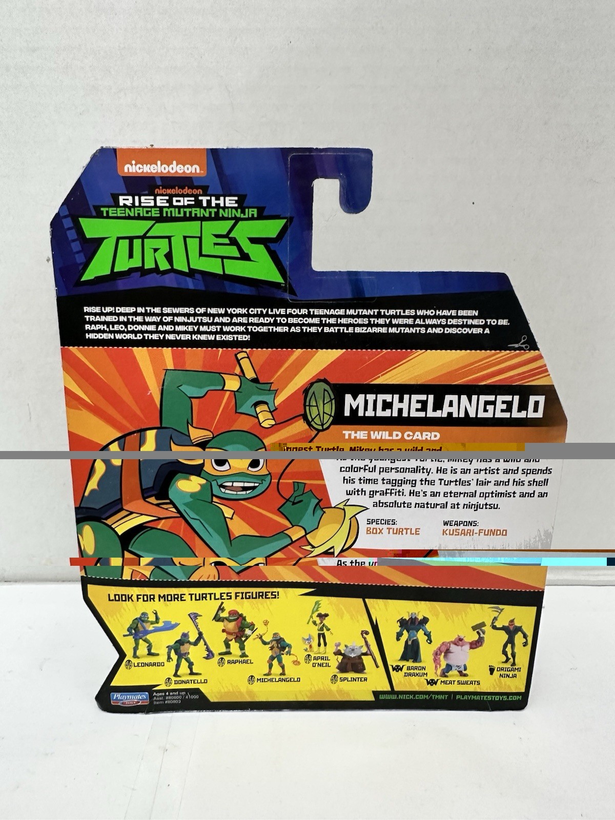 2019 Playmates Rise Of The Ninja Turtles Wrestling Mikey