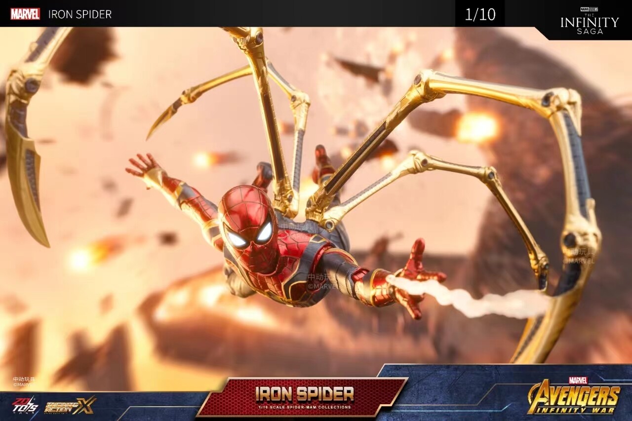 ZD Toy Marvel Iron spider 2.0 The Avengers model toys Collection action figures