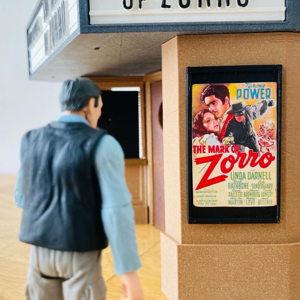 Monarch Theater diorama for 3.75 in (1:18 Scale) Figure