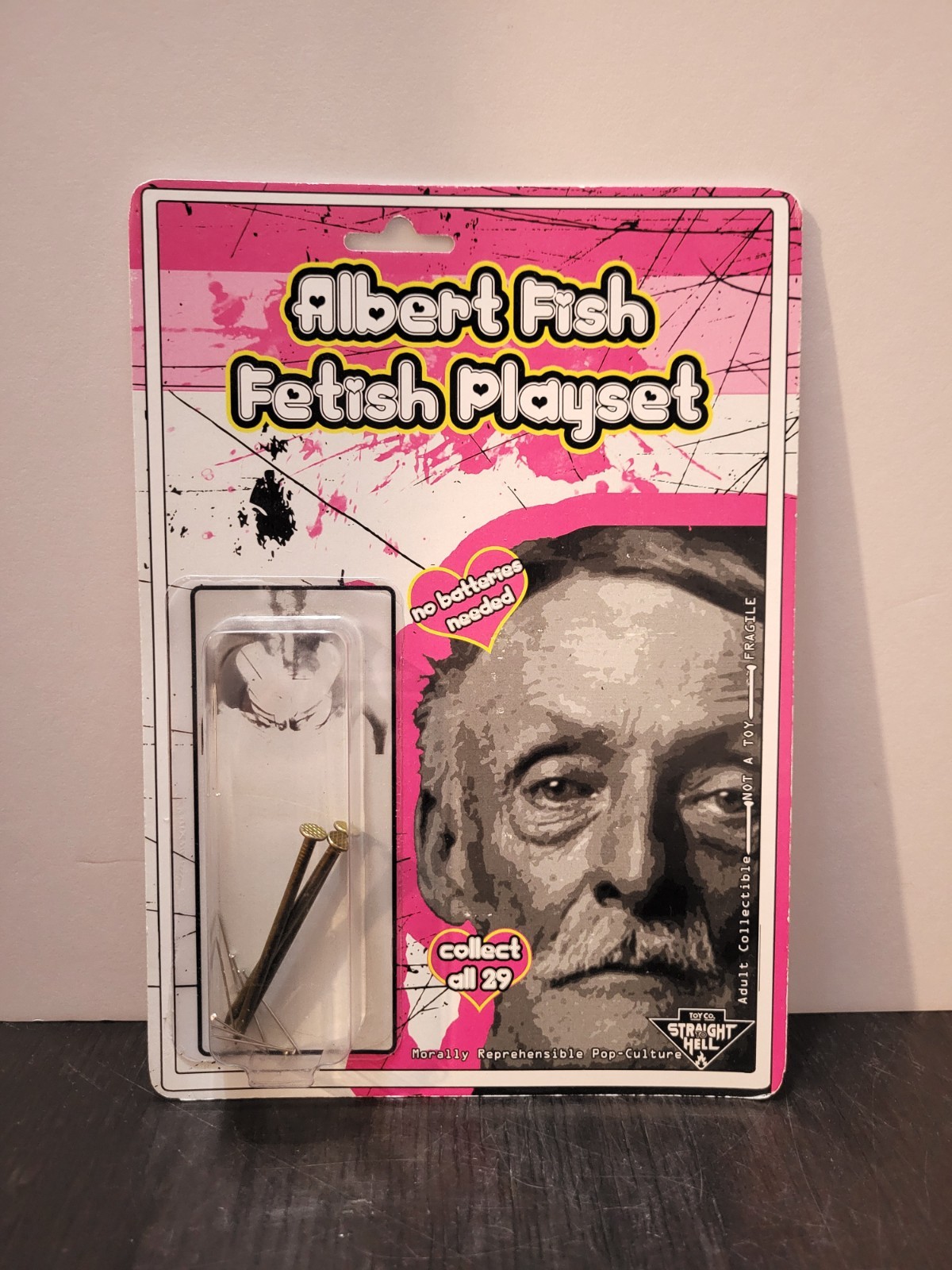 Albert Fish Playset 3.75″ Straight To Hell Toy Co Company Serial Killers MOC NEW