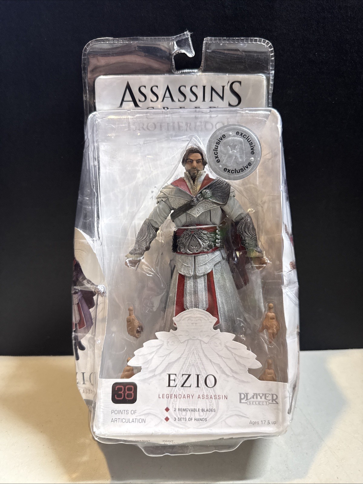 NECA Assassin’s Creed Brotherhood EZIO Legendary Assassin – DAMAGED Package