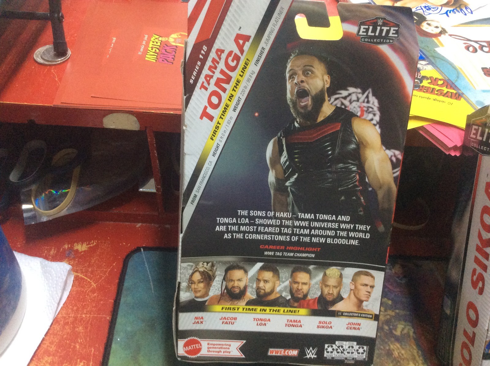 LOT OF 3 NEW WWE Mattel Elite The Bloodline Solo Sikoa Tama Tonga Tonga Loa