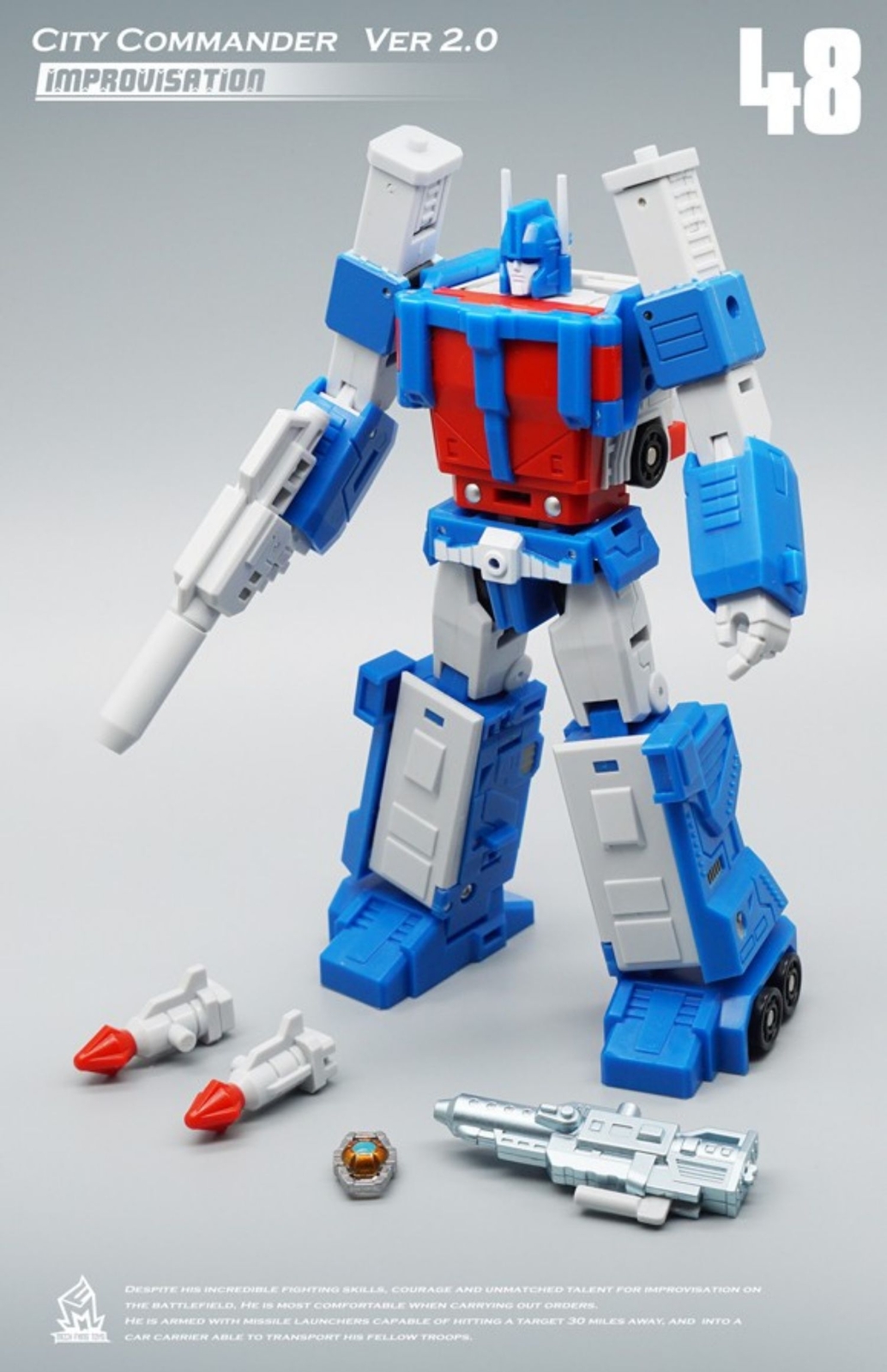 New Deformabl Robot Ultra Magnus MFT MF-48 Ver2.0 Cybertron Action Figure Toys