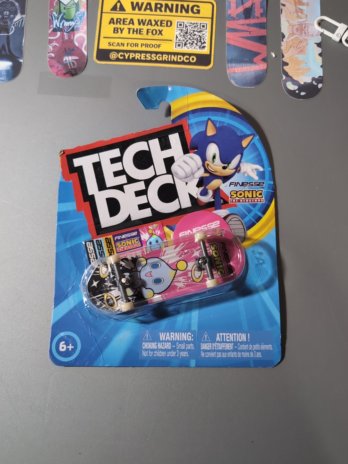 Tech Deck Finesse X Sonic The Hedgehog Amy Rose