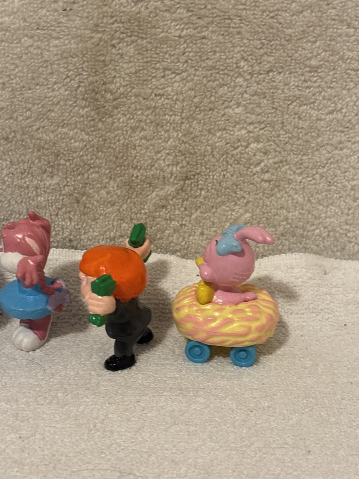 (5) Tiny Toons PVC Cake Topper Figures Lot 90s Applause Babs Sweety Dizzy Max