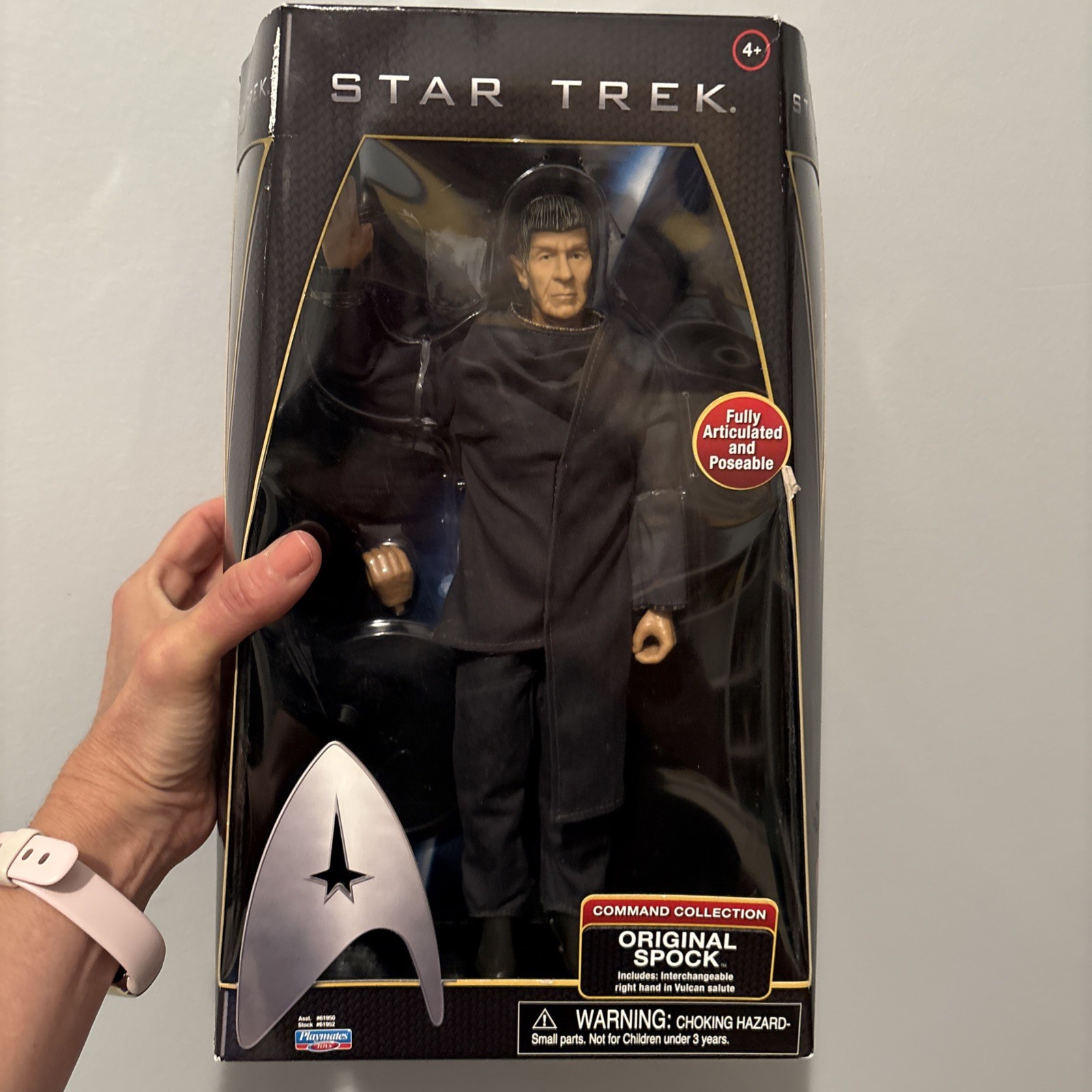 Star Trek Command Collection Original Spock 12″ Figure 2009 Playmates *OPEN BOX*