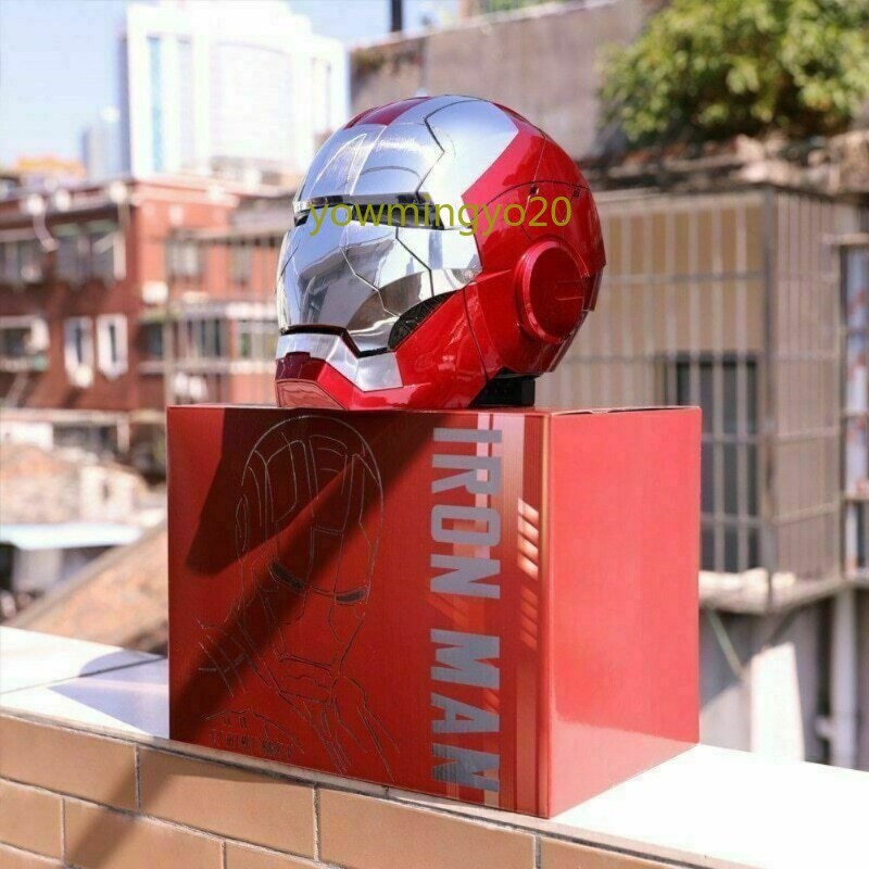 Autoking Iron Man MK5 Helmet Electronic Voice Activated Open&Close Mask 1:1 Prop