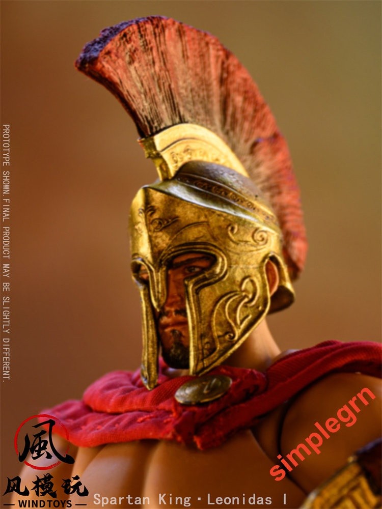 Wind Toys 1/12 King Leonidas I of Sparta Standard Ver Action Figure In Stock