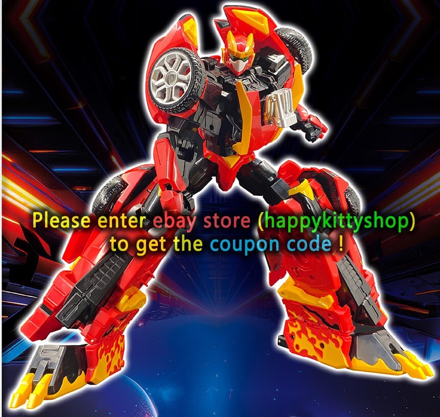 Metal Cardbot S REDBLITZ Action Figure Sport Car Transform Robot Kids Toy No Box