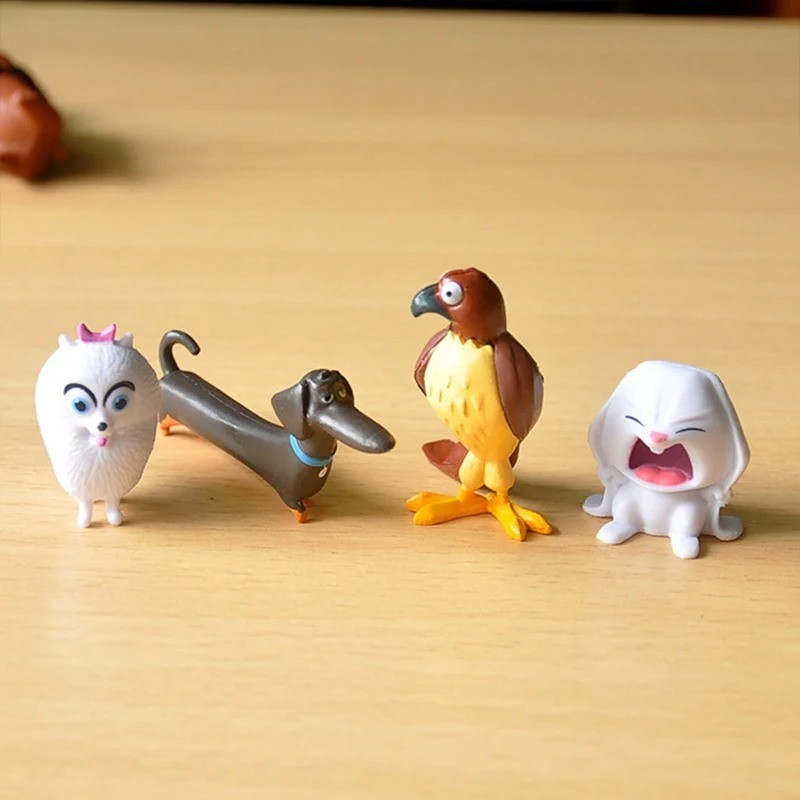 14pcs Secret Life of Pets PVC Figures – Rabbit, Dog, Cat Action Toys Xmas Gift