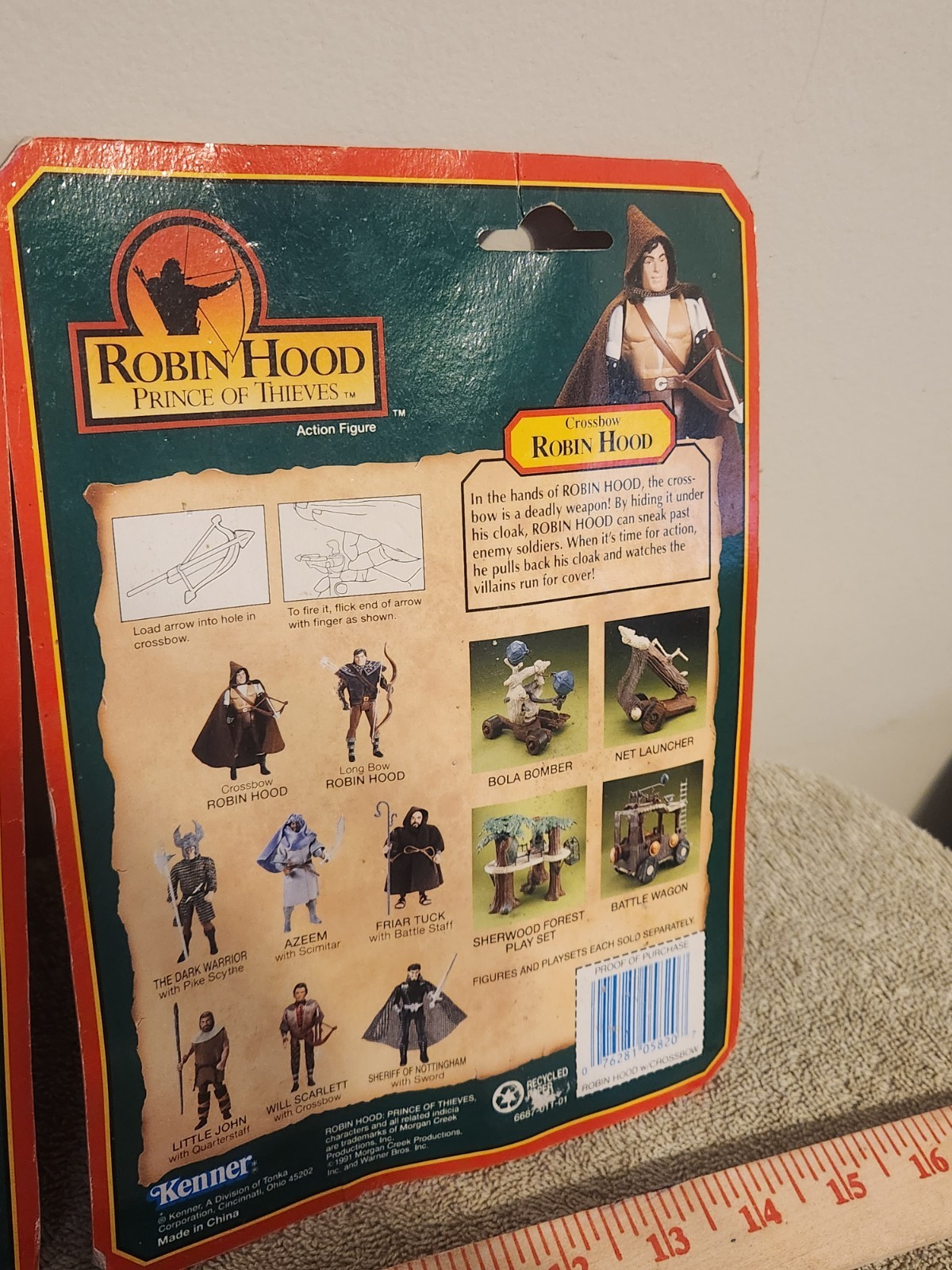 Lot of 3 Kenner Robin Hood Prince of Thieves Sheriff Nottingham COSTNER RICKMAN