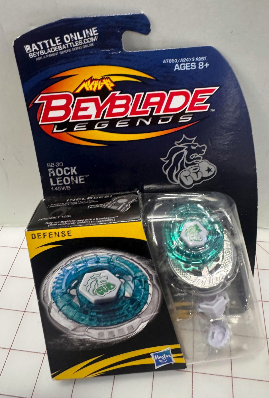 Hasbro Beyblade Legends Rock Leone 145WB Top BB-30 Brand New