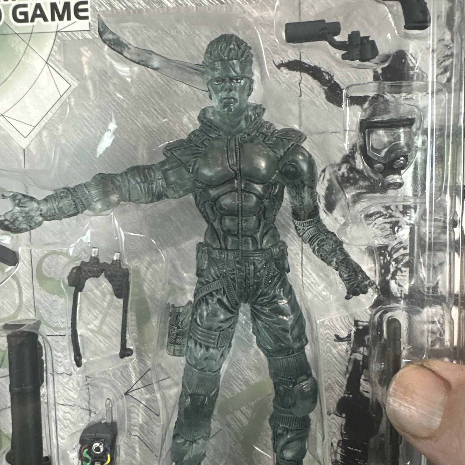 1999 McFarlane Metal Gear Solid Solid Snake Action Figure Sealed VARIANT