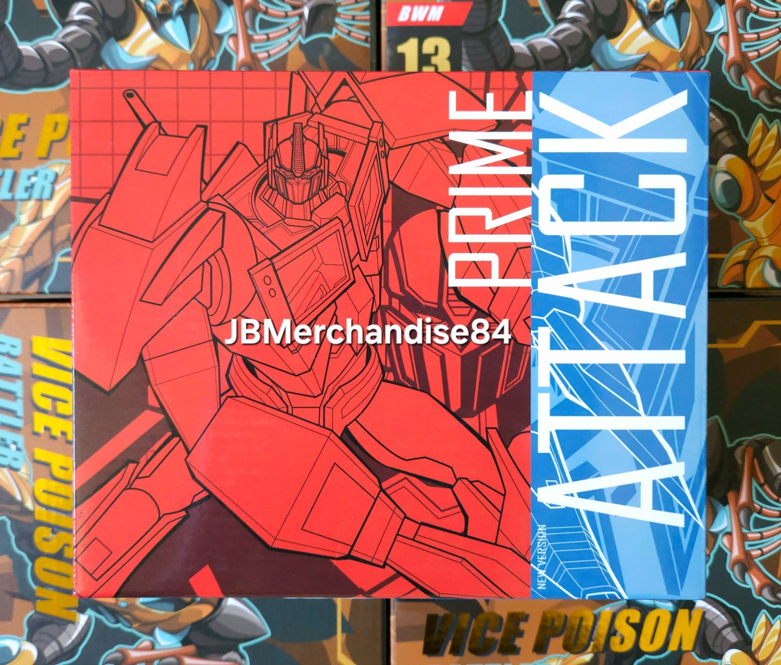 APC Toys Attack Prime TFP Model Optimus Japanese 2.0 Edition NEW🇺🇸USA!