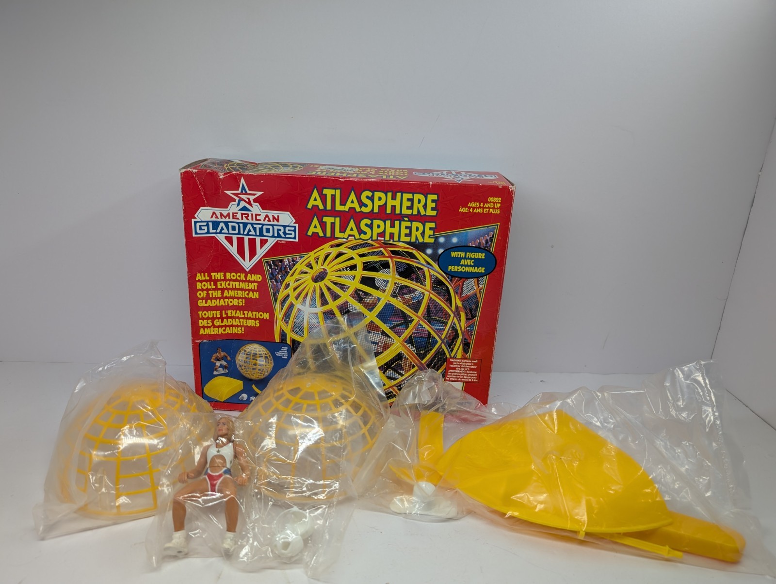 RARE Vintage American Gladiators Atlasphere Playset 1991 Irwin New In Open Box