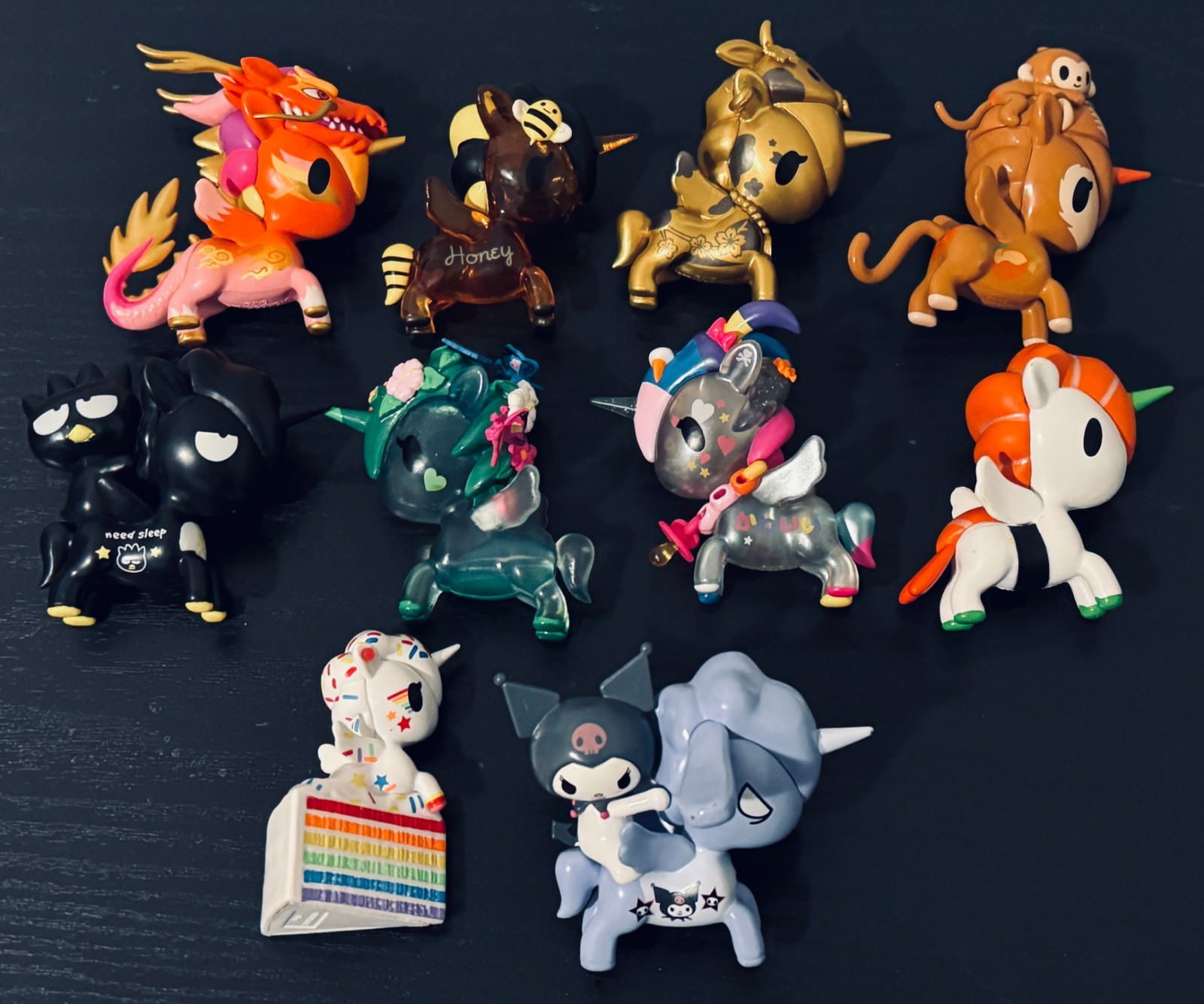 *RARE* Tokidoki Unicorno Vinyl Figures Mixed Kawaii Toys Collection | LOT of 10