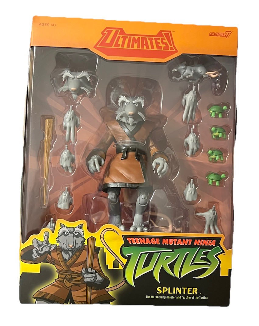 Teenage Mutant Ninja Turtles TMNT 7” Splinter Super7 Ultimates Figure New