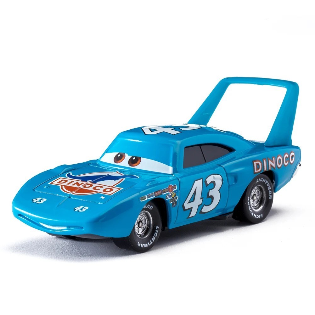 Disney Pixar Cars Lightning McQueen King 1:55 Diecast Model Car Toys Gift Kids