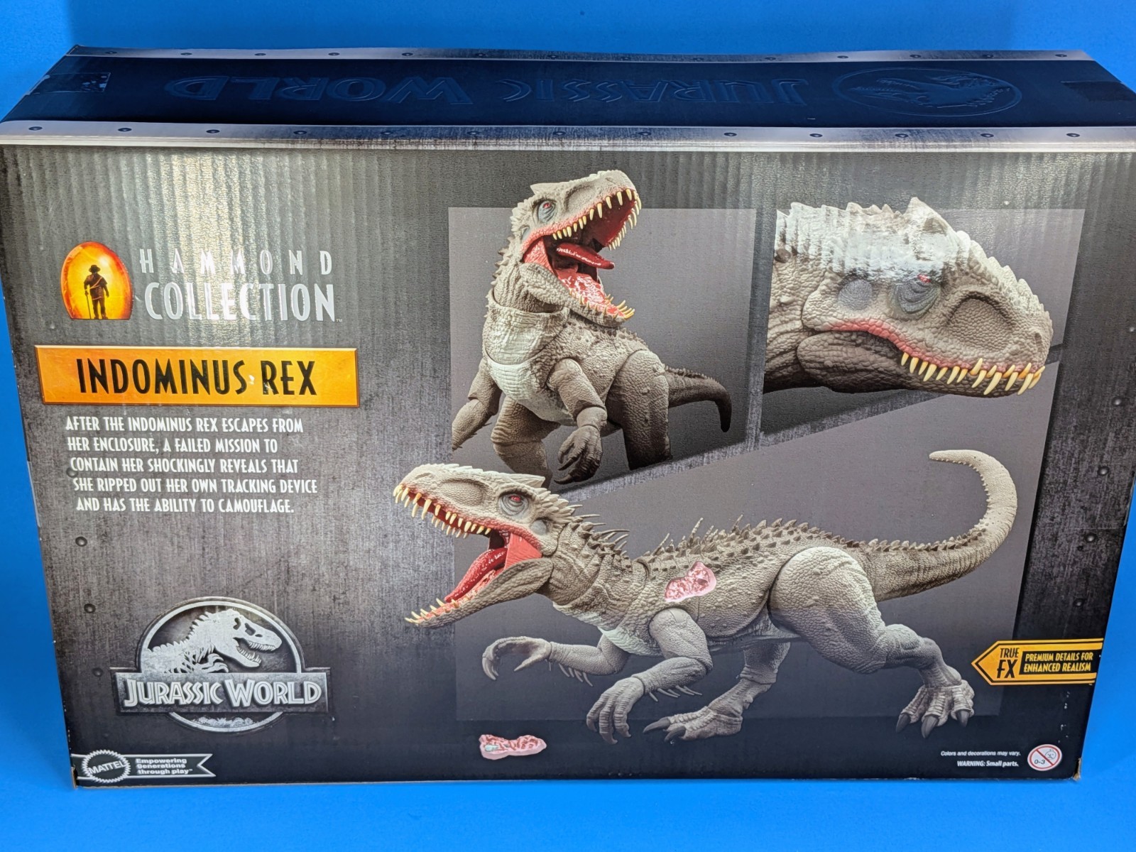 1/18 HAMMOND COLLECTION INDOMINUS REX 2026 mattel jurassic park world dinosaur