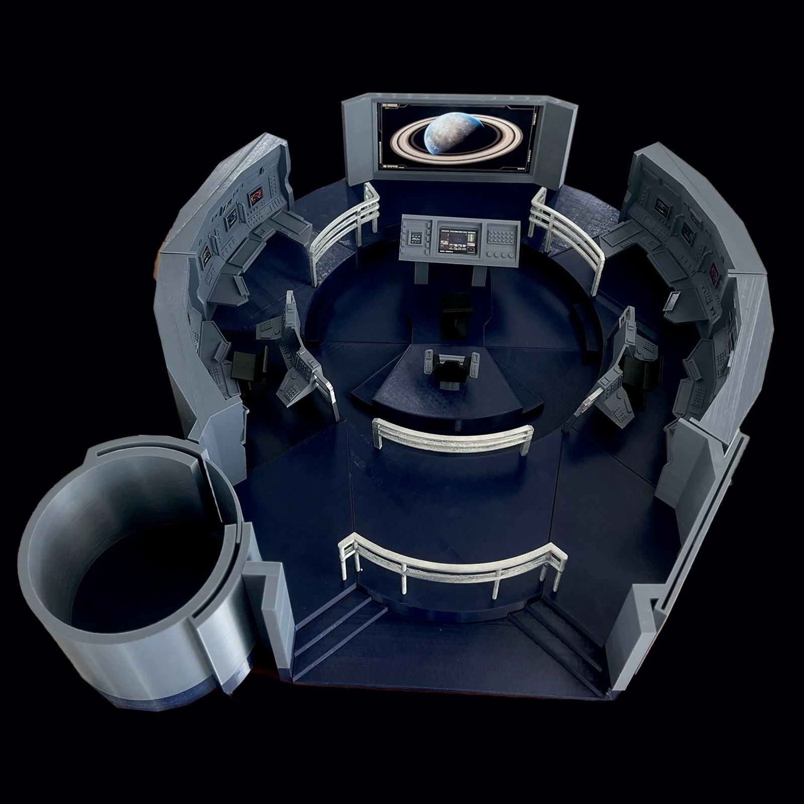 Custom USS Enterprise (NX-01) Bridge for 4.5 IN (1:16) FIGURE