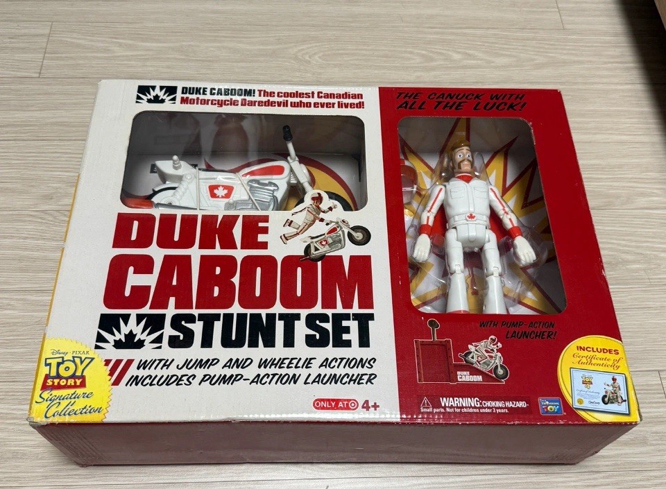 NEW Sealed Thinkway Toy Story 4 Duke Caboom Action Figure Rare Disney Pixar