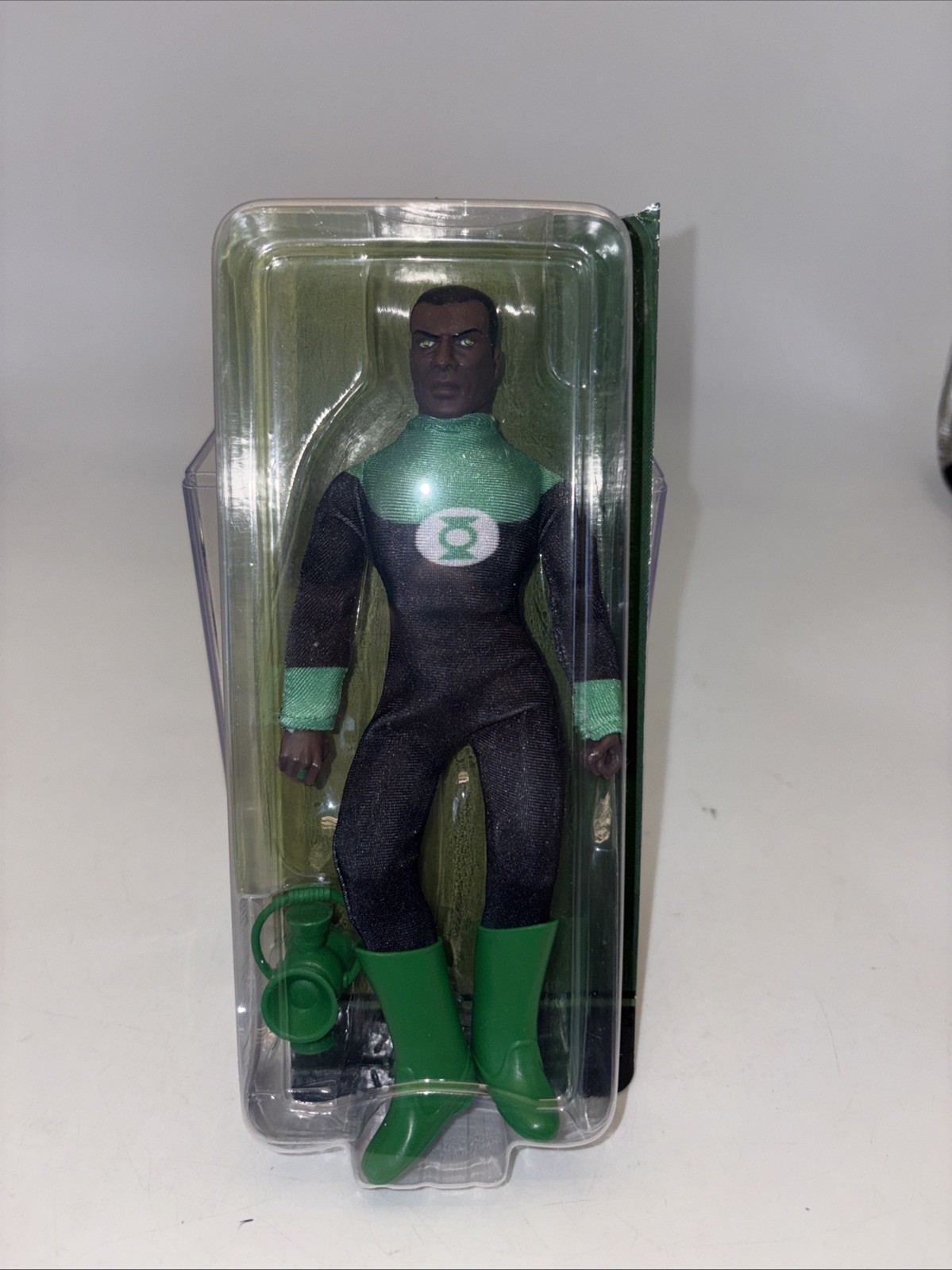 Green Lantern John Stewart Mego 8 Inch Action Figure Loose New Padded Mailer Shi