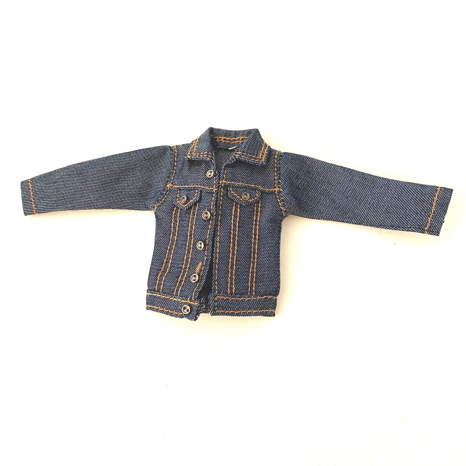 SU-DMJ-DB: 1/12 Dark Blue Denim Jacket for Mezco Marvel Legends Body (No Figure)