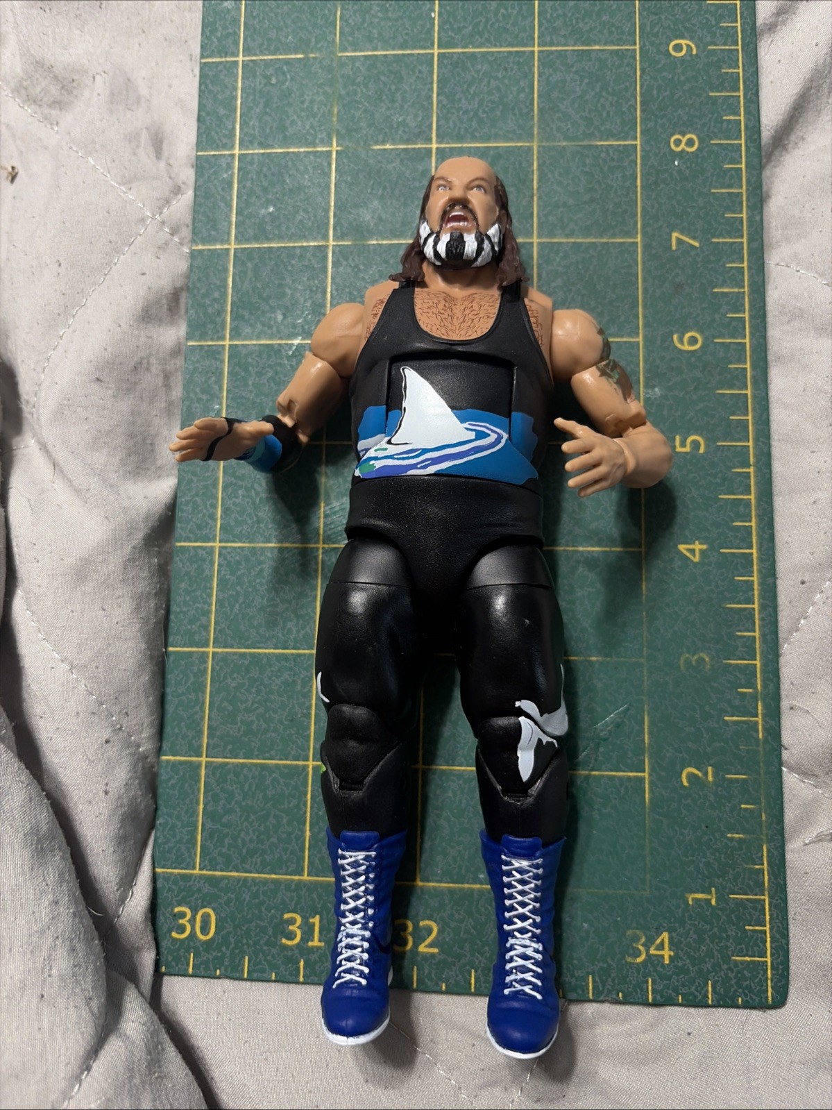 Mattel WWE vs WCW Elite The Shark Monday Night War John Tenta Wrestling Figure