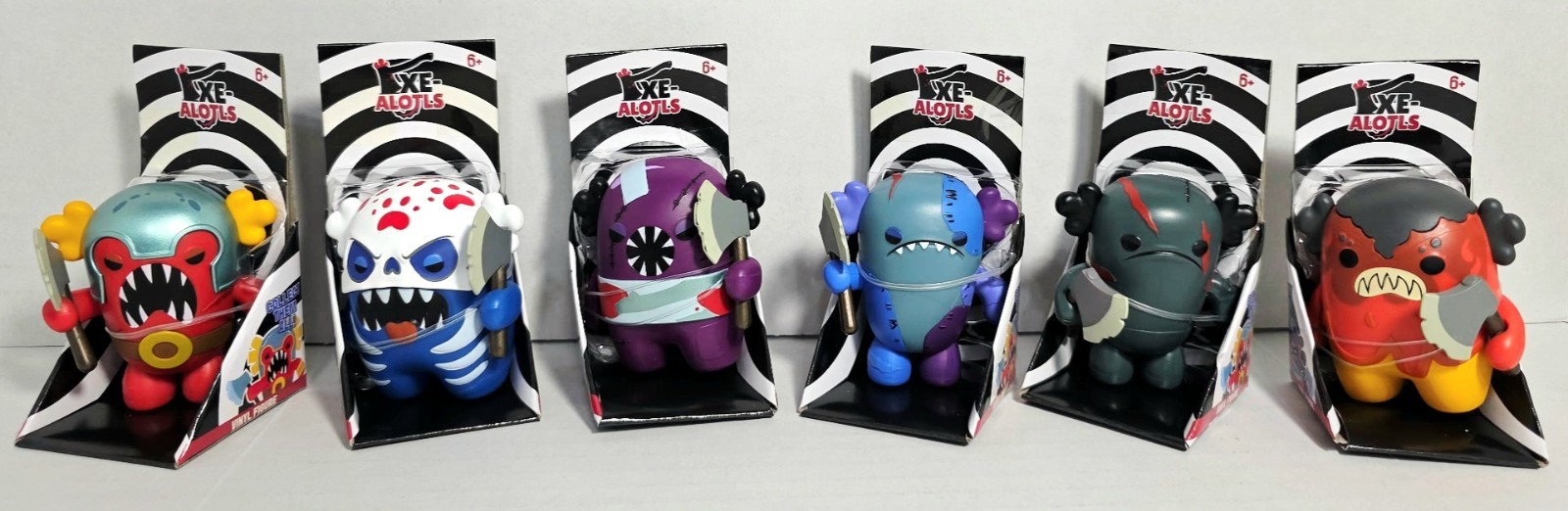 Axe Alolts Series 1 Full Set Of 6 VOODOO HEADBUTT LAVAXE FRUMPSCAR And More NEW