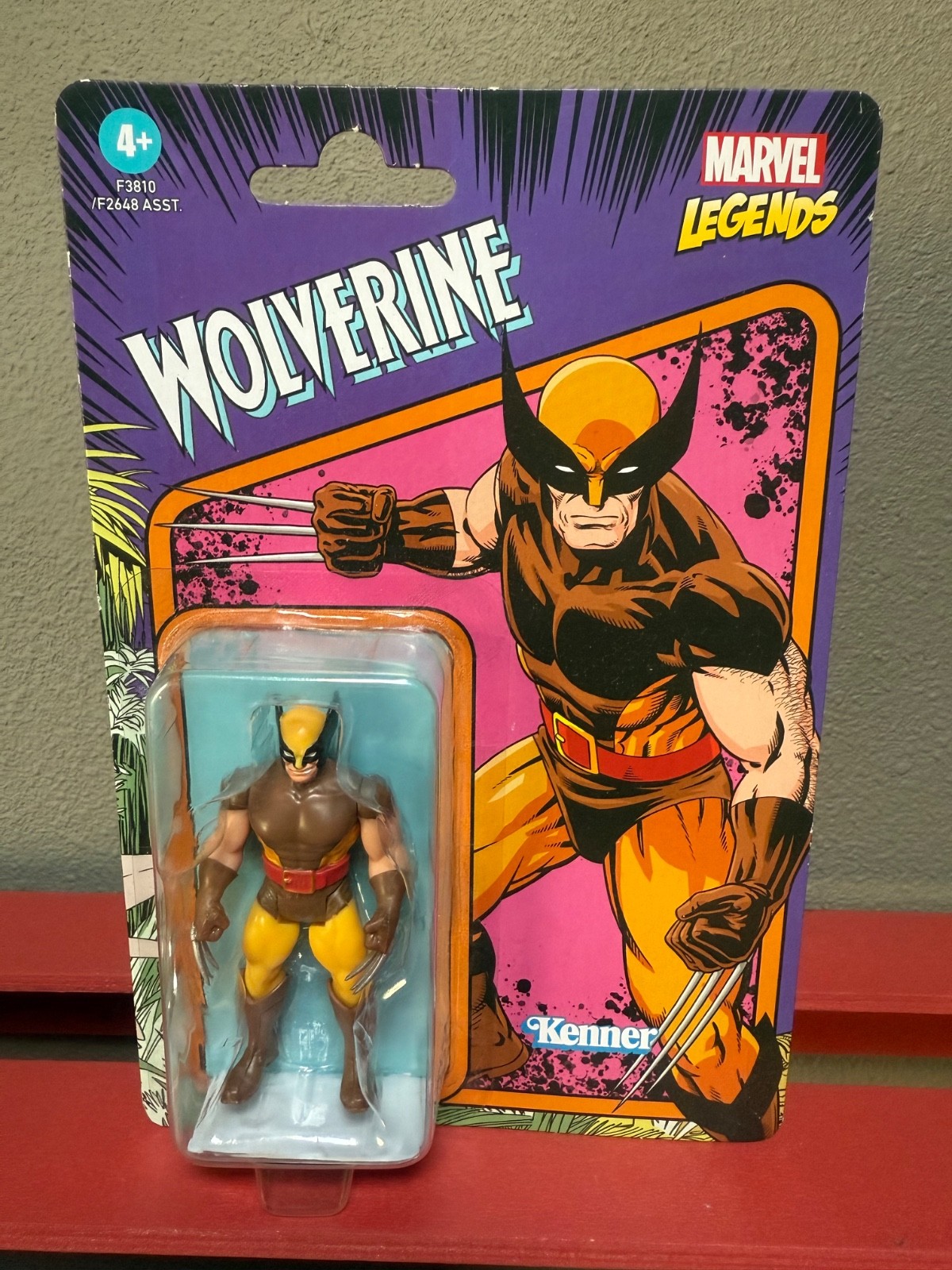 Kenner Marvel Legends Iron Man, Wolverine & Carol Danvers Retro Figures NEW