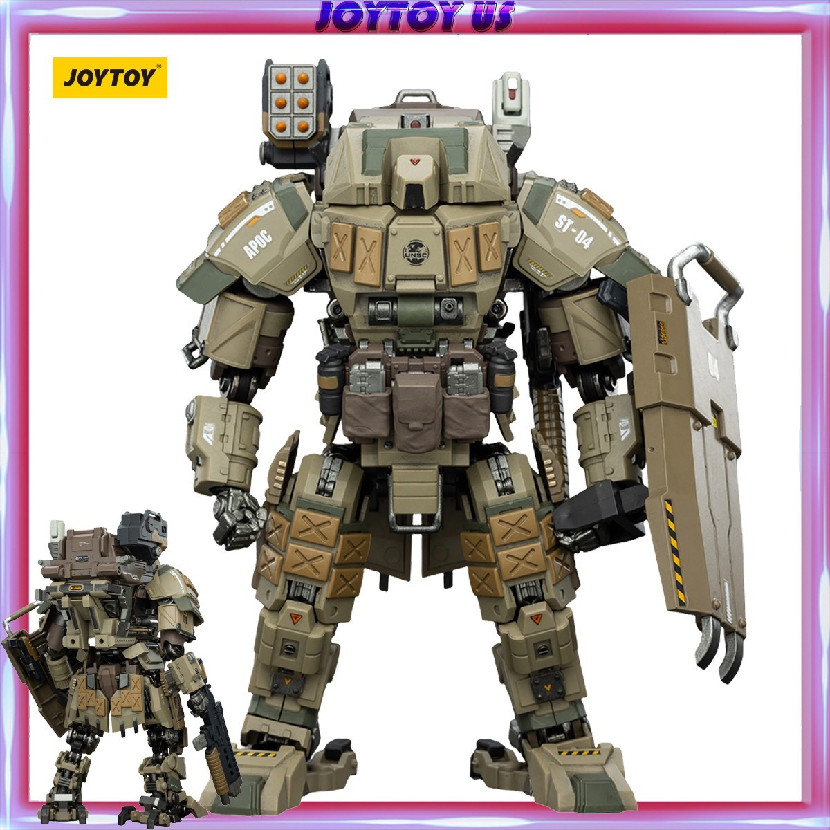 JOYTOY Dark Source APOC Series Iron Vanguard Heavy Assault Mech 1/25 Model Toys