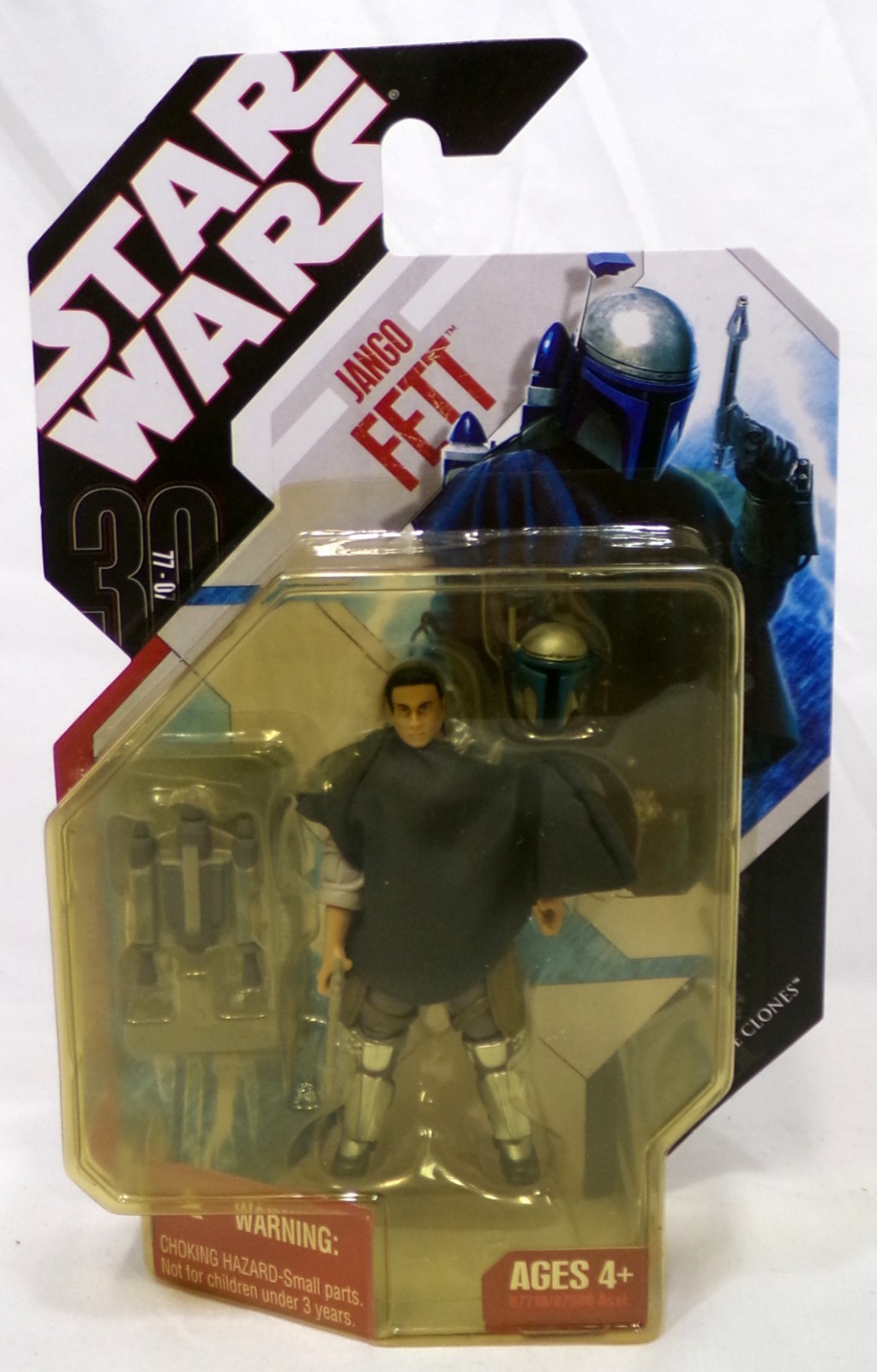 Star Wars 30th Anniversary #57 Jango Fett 3.75″ Figure Hasbro 2007 New Sealed