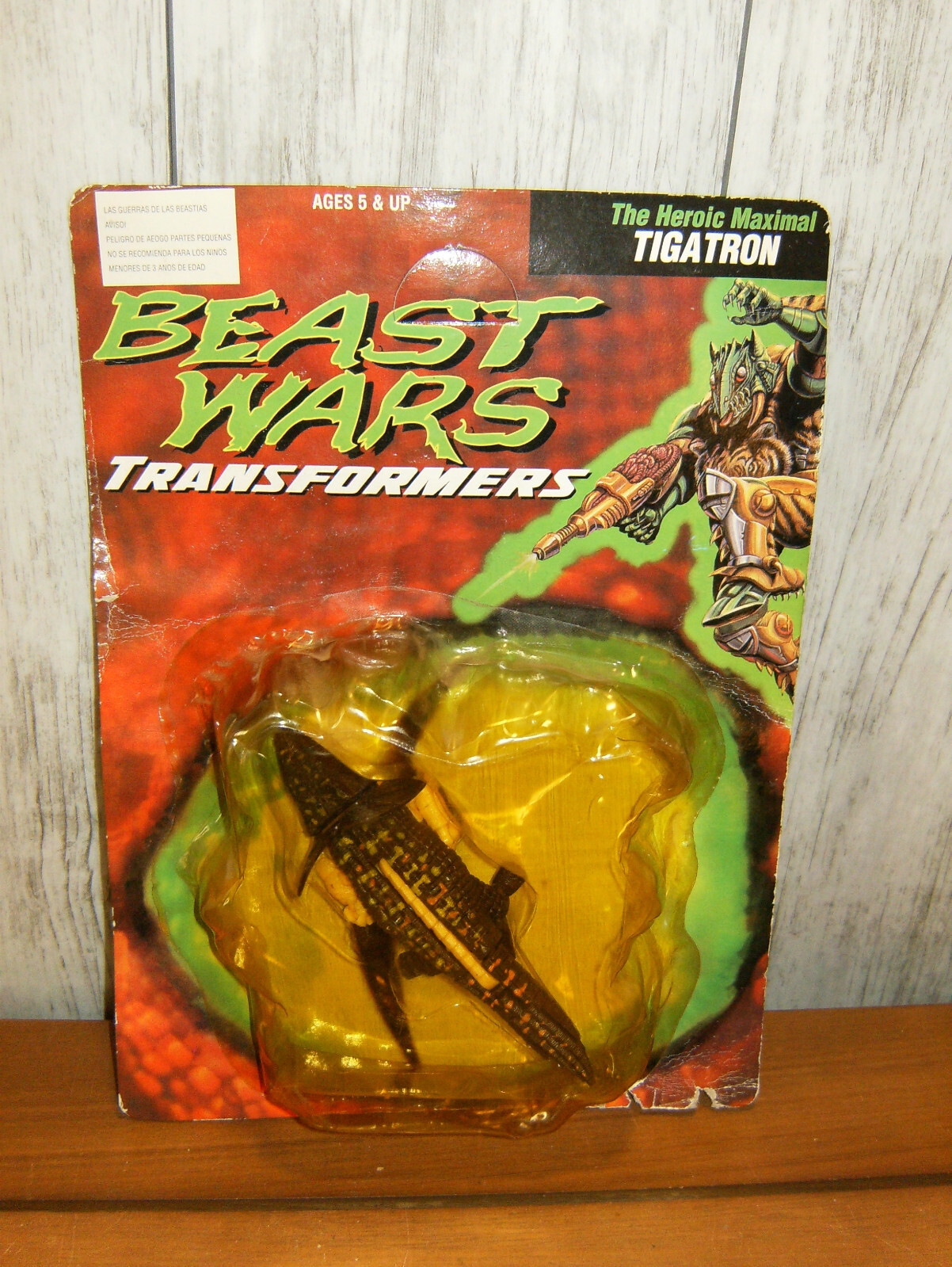 RARE ERROR Beast Wars Transformers Iguanas on Tigatron Card