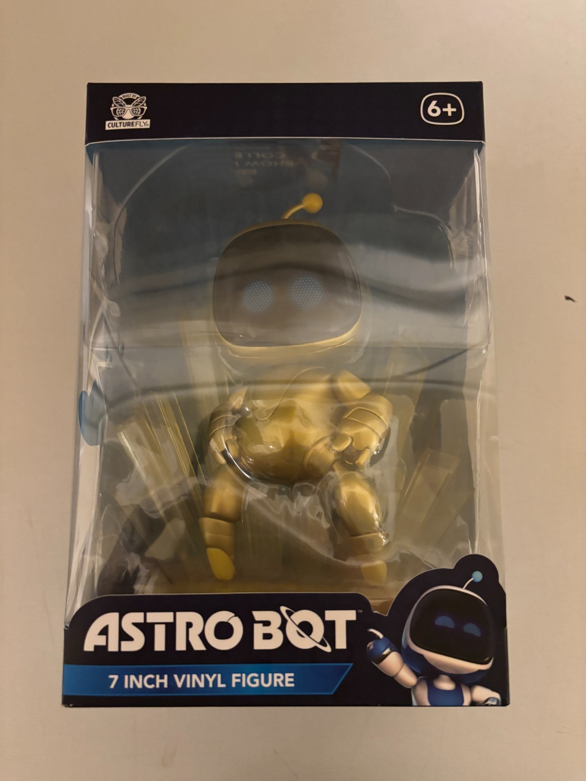 NIB 2025 Culturefly Astro Bot Gold 7″ Vinyl Action Figure