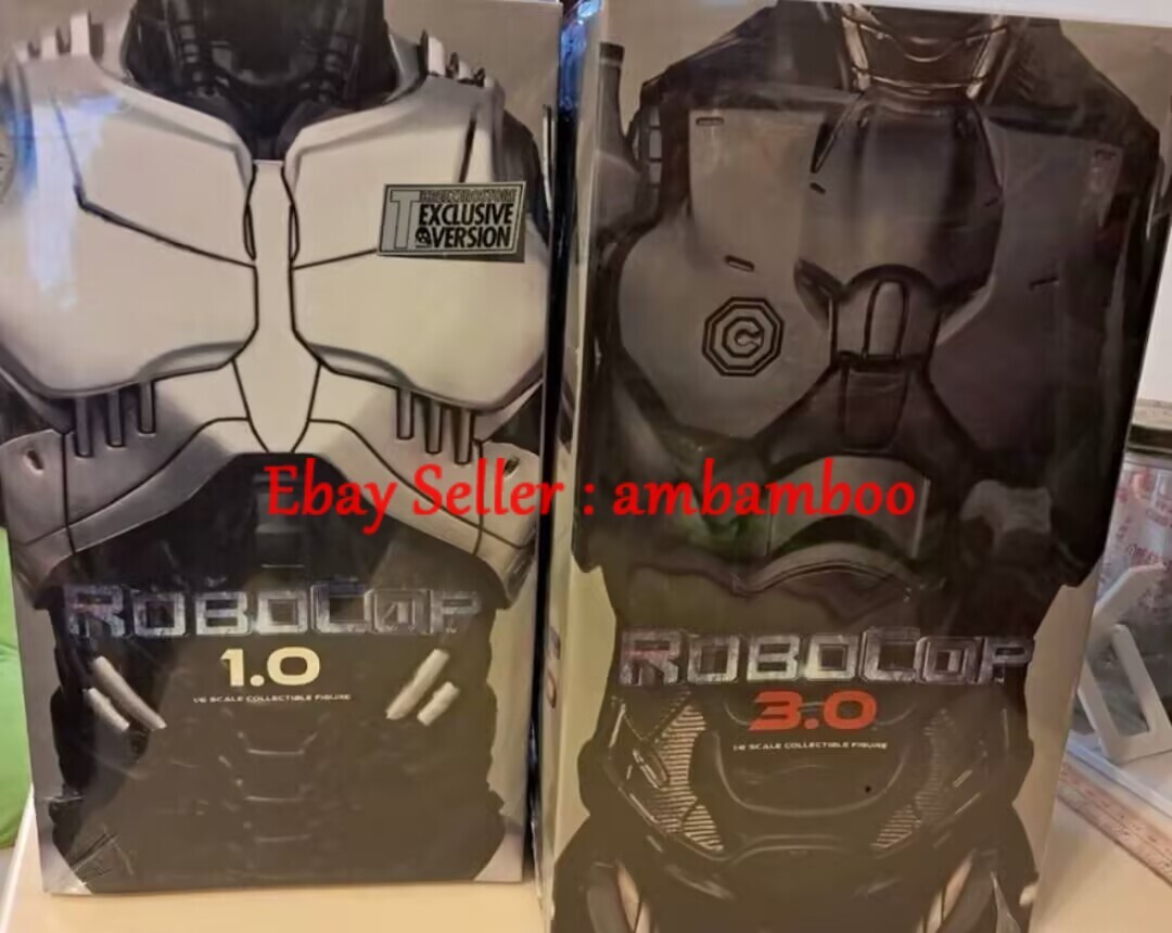 2pcs Threezero 1/6 RoboCop 1.0 & RoboCop 3.0 Action Figures Model Collect New