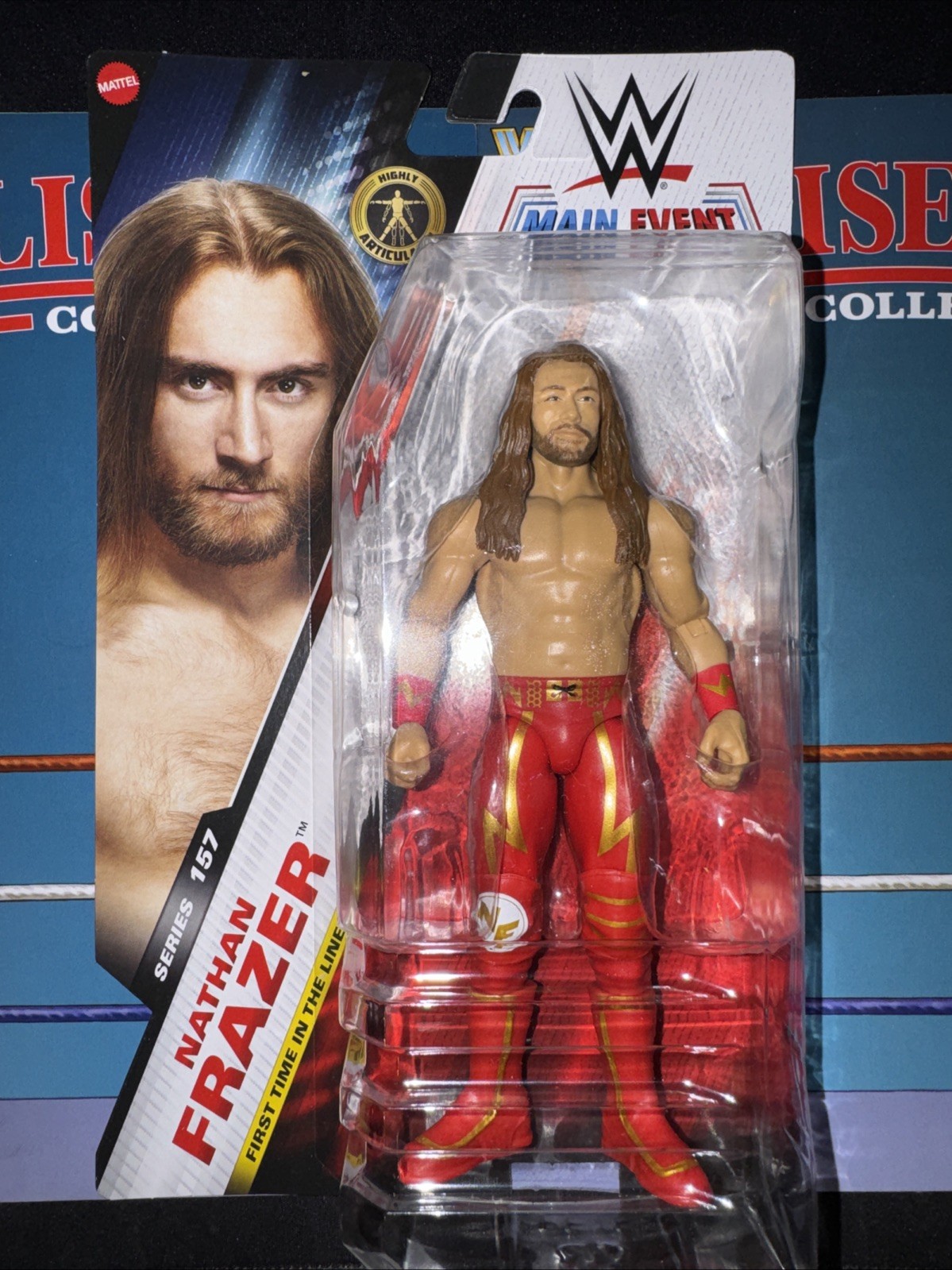 Mattel WWE Nathan Frazer Main Event Series # 157 Chase Edition