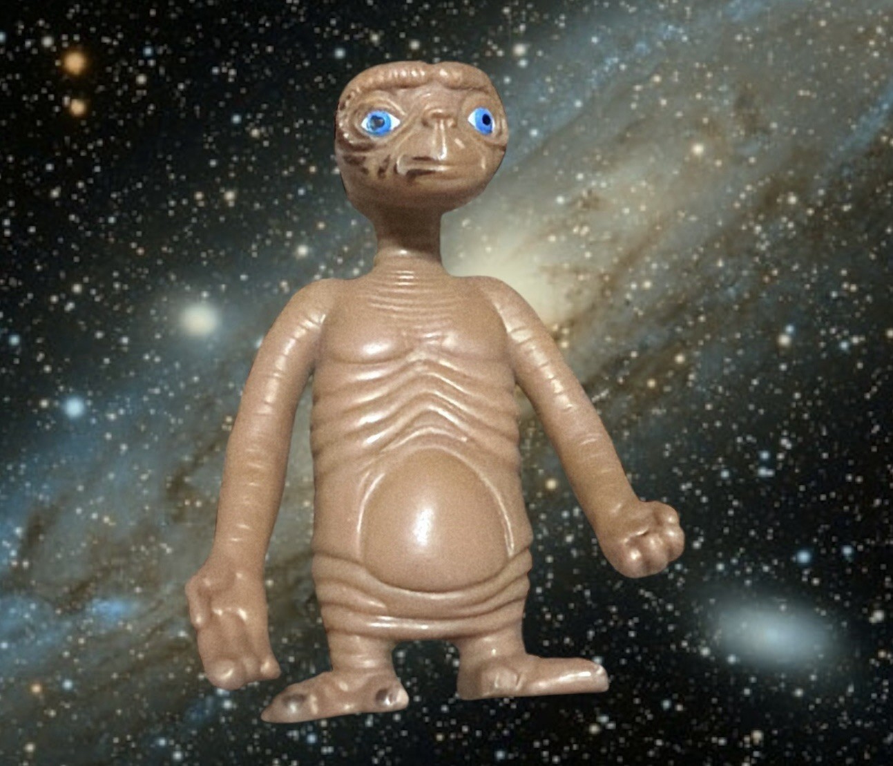 Vintage 1982 E.T. Figure Knickerbocker Universal Studios Alien Toy Hong Kong