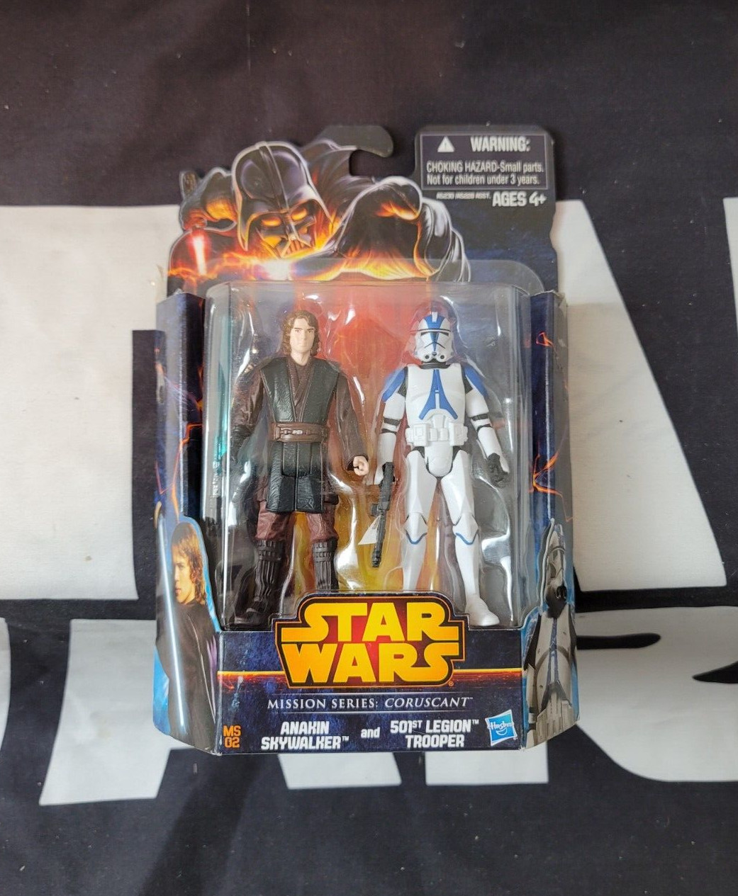 Anakin Skywalker 501st Clone Trooper 2 Pack MS02 STAR WARS Mission Series NEW #2