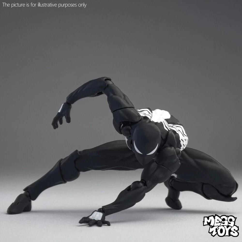 CT Toys Messtoys Symbiote Spider-Man Black Suit Action Figure Boxed – Marvel Ven