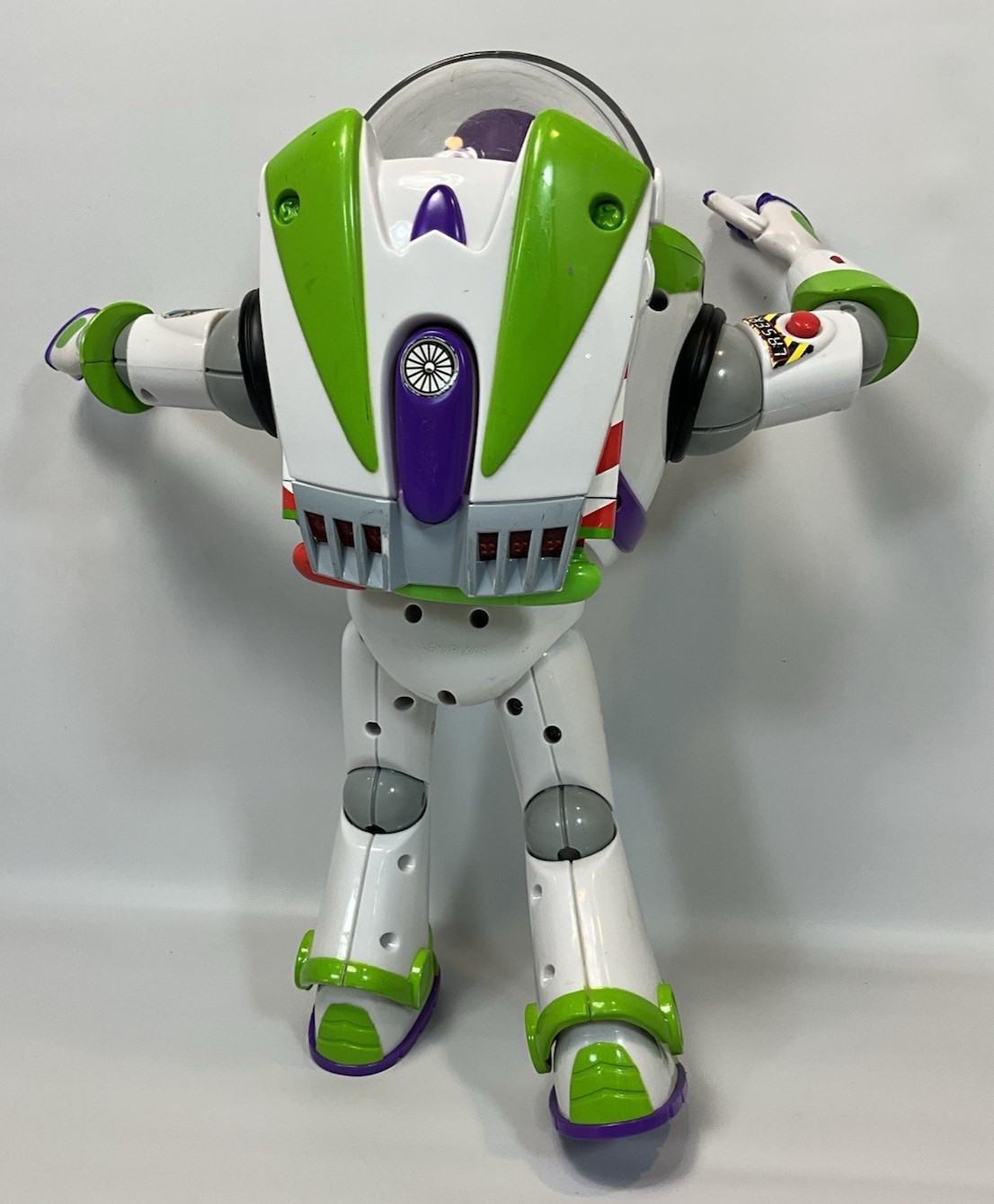 Toy Story Buzz Lightyear Talking Figure Works Thinkway Toys 12″ Lights Sounds