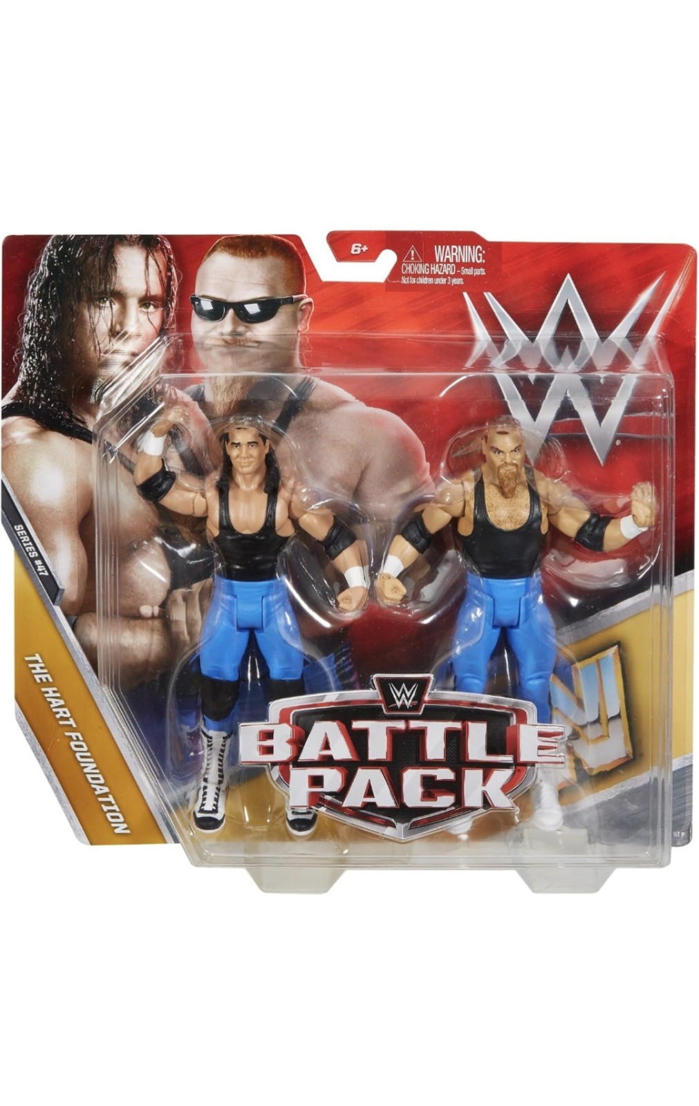 WWE The Hart Foundation 2-Pack – Bret Hart and Jim Neidhart Battle Pack 🔥