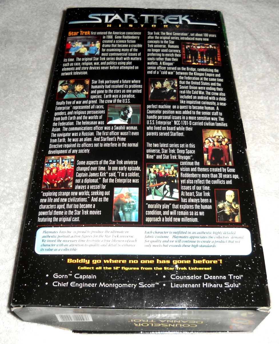 1999 Star Trek: The Next Generation – Deanna Troi (12″ doll) 100% (MIB)