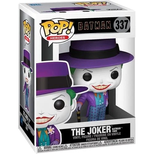 Funko POP! DC Heroes: Batman 1989 Joker w/Hat Jack Nicholson #337