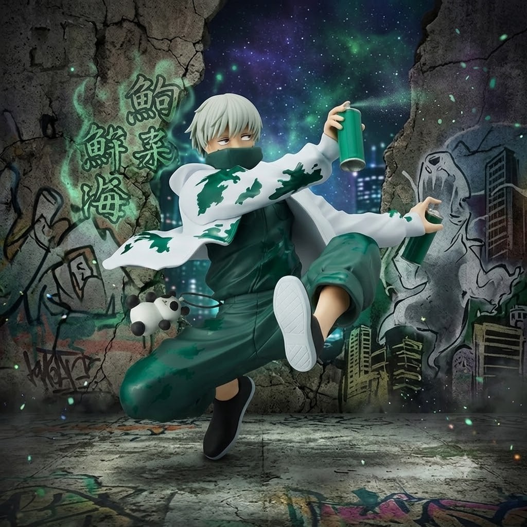 Lucky Kuji Jujutsu Kaisen GRAFFITI x BATTLE Re: E Toge Inumaki Figure New