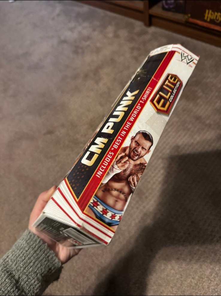 WWE ELITE 16 CM Punk Mattel AEW UFC Best in the World FIGURE Phil Brooks MINT