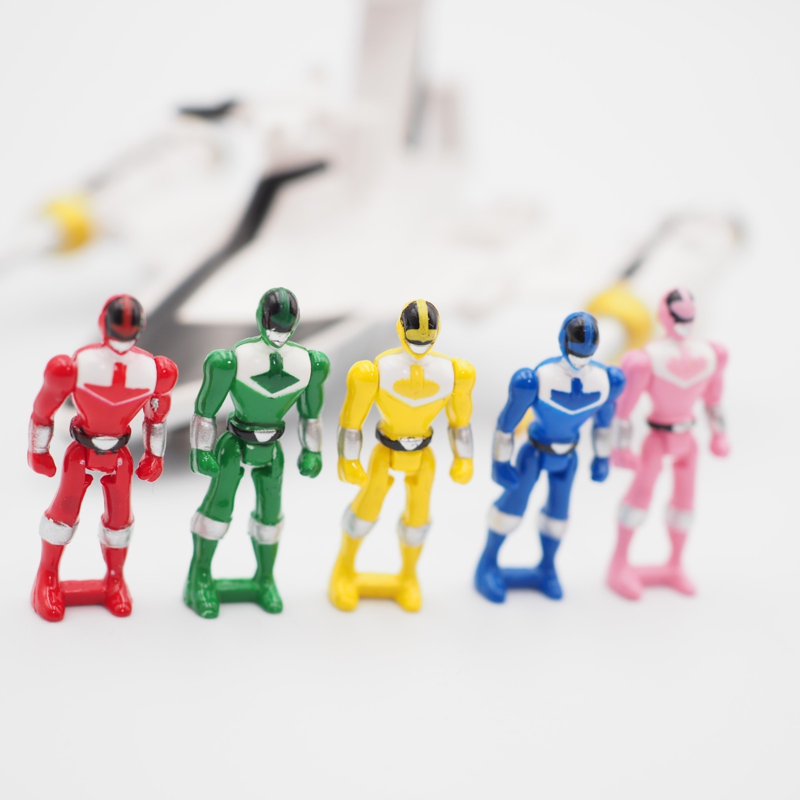 Time Flyer & Ranger Set Mirai Sentai Timeranger Bandai Action Figure Used