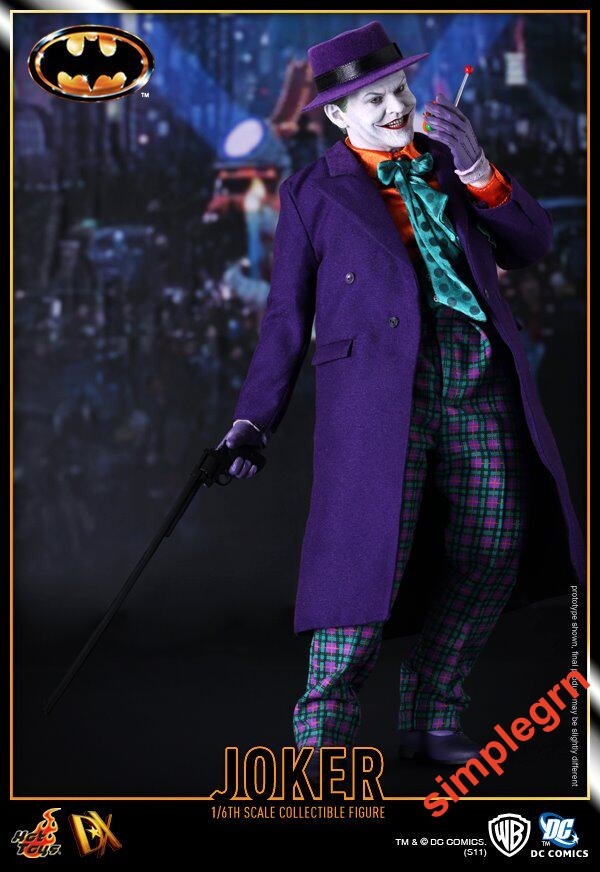 Hot Toys DX08 Batman 1989 The Joker Jack Nicholson 1／6 Scale Action Figure